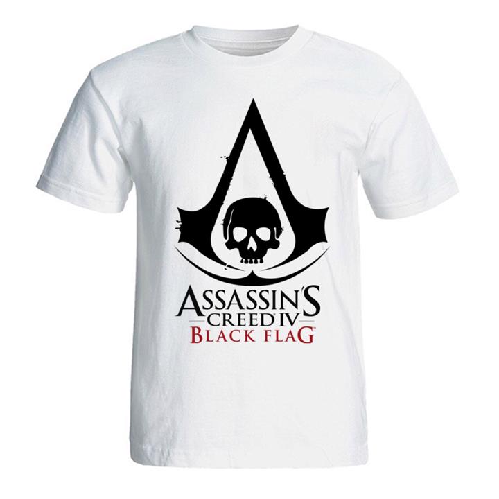 تی شرت مردانه سالامین طرح Assassins Creed Black Flag کد SA213